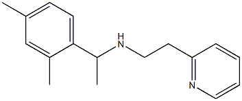 [1-(2,4-dimethylphenyl)ethyl][2-(pyridin-2-yl)ethyl]amine Structure