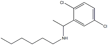 [1-(2,5-dichlorophenyl)ethyl](hexyl)amine 구조식 이미지