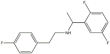 [1-(2,5-difluorophenyl)ethyl][2-(4-fluorophenyl)ethyl]amine 구조식 이미지