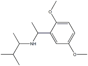 [1-(2,5-dimethoxyphenyl)ethyl](3-methylbutan-2-yl)amine Structure