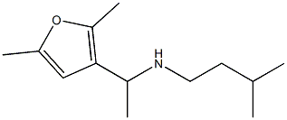 [1-(2,5-dimethylfuran-3-yl)ethyl](3-methylbutyl)amine 구조식 이미지
