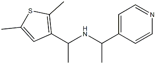 [1-(2,5-dimethylthiophen-3-yl)ethyl][1-(pyridin-4-yl)ethyl]amine Structure