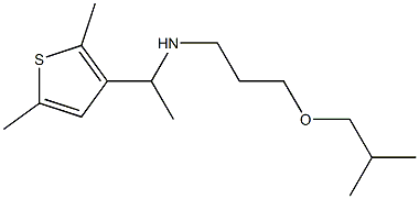 [1-(2,5-dimethylthiophen-3-yl)ethyl][3-(2-methylpropoxy)propyl]amine 구조식 이미지