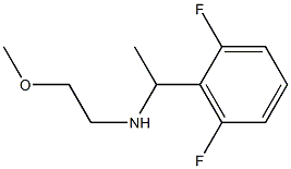 [1-(2,6-difluorophenyl)ethyl](2-methoxyethyl)amine 구조식 이미지