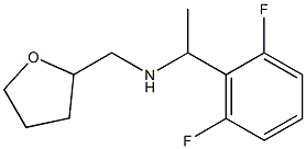 [1-(2,6-difluorophenyl)ethyl](oxolan-2-ylmethyl)amine 구조식 이미지