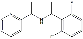 [1-(2,6-difluorophenyl)ethyl][1-(pyridin-2-yl)ethyl]amine Structure