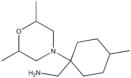 [1-(2,6-dimethylmorpholin-4-yl)-4-methylcyclohexyl]methylamine Structure