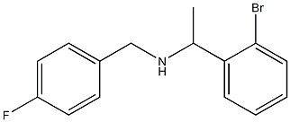 [1-(2-bromophenyl)ethyl][(4-fluorophenyl)methyl]amine 구조식 이미지