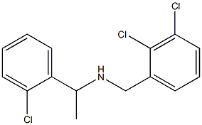 [1-(2-chlorophenyl)ethyl][(2,3-dichlorophenyl)methyl]amine Structure