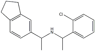 [1-(2-chlorophenyl)ethyl][1-(2,3-dihydro-1H-inden-5-yl)ethyl]amine 구조식 이미지