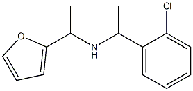 [1-(2-chlorophenyl)ethyl][1-(furan-2-yl)ethyl]amine 구조식 이미지