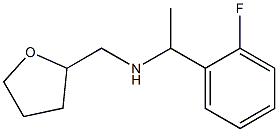 [1-(2-fluorophenyl)ethyl](oxolan-2-ylmethyl)amine Structure