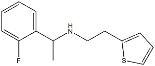 [1-(2-fluorophenyl)ethyl][2-(thiophen-2-yl)ethyl]amine 구조식 이미지