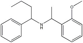 [1-(2-methoxyphenyl)ethyl](1-phenylbutyl)amine Structure