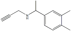 [1-(3,4-dimethylphenyl)ethyl](prop-2-yn-1-yl)amine Structure
