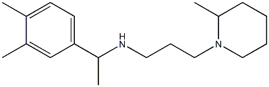 [1-(3,4-dimethylphenyl)ethyl][3-(2-methylpiperidin-1-yl)propyl]amine 구조식 이미지