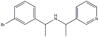 [1-(3-bromophenyl)ethyl][1-(pyridin-3-yl)ethyl]amine Structure