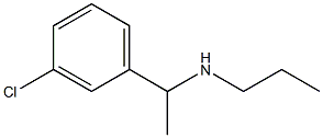 [1-(3-chlorophenyl)ethyl](propyl)amine 구조식 이미지