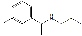 [1-(3-fluorophenyl)ethyl](2-methylpropyl)amine Structure