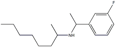 [1-(3-fluorophenyl)ethyl](octan-2-yl)amine 구조식 이미지