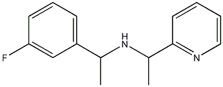 [1-(3-fluorophenyl)ethyl][1-(pyridin-2-yl)ethyl]amine Structure