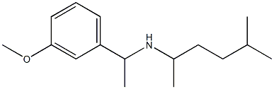[1-(3-methoxyphenyl)ethyl](5-methylhexan-2-yl)amine Structure