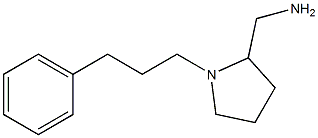 [1-(3-phenylpropyl)pyrrolidin-2-yl]methanamine 구조식 이미지