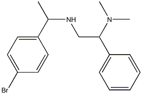[1-(4-bromophenyl)ethyl][2-(dimethylamino)-2-phenylethyl]amine 구조식 이미지