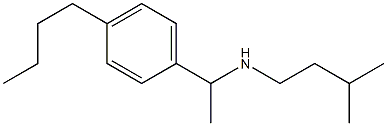 [1-(4-butylphenyl)ethyl](3-methylbutyl)amine 구조식 이미지