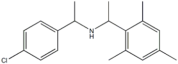 [1-(4-chlorophenyl)ethyl][1-(2,4,6-trimethylphenyl)ethyl]amine Structure