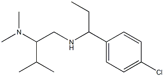 [1-(4-chlorophenyl)propyl][2-(dimethylamino)-3-methylbutyl]amine 구조식 이미지