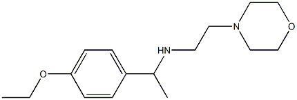 [1-(4-ethoxyphenyl)ethyl][2-(morpholin-4-yl)ethyl]amine 구조식 이미지