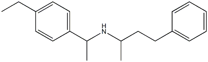 [1-(4-ethylphenyl)ethyl](4-phenylbutan-2-yl)amine Structure