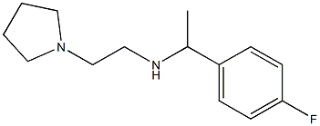 [1-(4-fluorophenyl)ethyl][2-(pyrrolidin-1-yl)ethyl]amine Structure