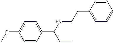 [1-(4-methoxyphenyl)propyl](2-phenylethyl)amine 구조식 이미지