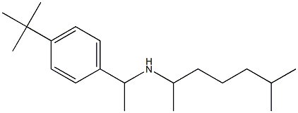 [1-(4-tert-butylphenyl)ethyl](6-methylheptan-2-yl)amine Structure