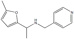 [1-(5-methylfuran-2-yl)ethyl](pyridin-4-ylmethyl)amine 구조식 이미지