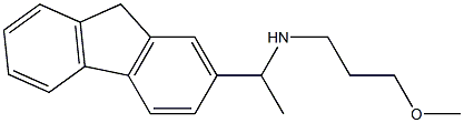 [1-(9H-fluoren-2-yl)ethyl](3-methoxypropyl)amine Structure