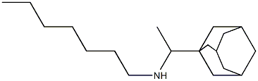 [1-(adamantan-1-yl)ethyl](heptyl)amine Structure