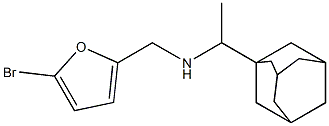 [1-(adamantan-1-yl)ethyl][(5-bromofuran-2-yl)methyl]amine Structure
