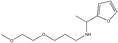 [1-(furan-2-yl)ethyl][3-(2-methoxyethoxy)propyl]amine Structure