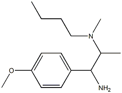 [1-amino-1-(4-methoxyphenyl)propan-2-yl](butyl)methylamine 구조식 이미지