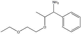 [1-amino-2-(2-ethoxyethoxy)propyl]benzene Structure