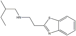 [2-(1,3-benzothiazol-2-yl)ethyl](2-methylbutyl)amine Structure