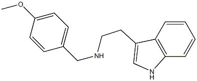 [2-(1H-indol-3-yl)ethyl][(4-methoxyphenyl)methyl]amine Structure