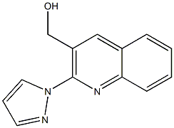 [2-(1H-pyrazol-1-yl)quinolin-3-yl]methanol 구조식 이미지