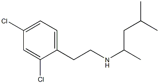 [2-(2,4-dichlorophenyl)ethyl](4-methylpentan-2-yl)amine Structure