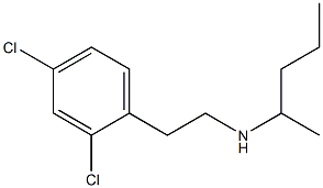 [2-(2,4-dichlorophenyl)ethyl](pentan-2-yl)amine Structure