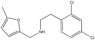 [2-(2,4-dichlorophenyl)ethyl][(5-methylfuran-2-yl)methyl]amine 구조식 이미지