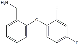 [2-(2,4-difluorophenoxy)phenyl]methanamine Structure